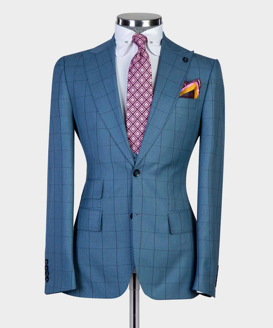 Plaid Blue