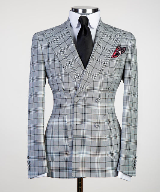 Casual Plaid Grey